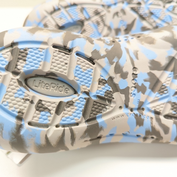 Crocs LiteRide 360 Marbled Pacerw Light Grey Oxygen Beach Water sneakers Women 7 - Picture 6 of 9